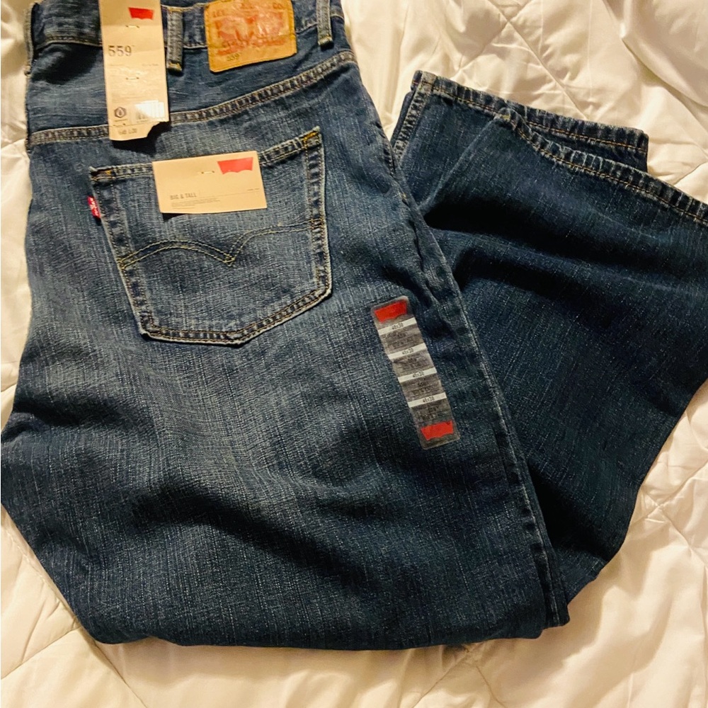 Levi's Men's  Jeans  46 x 30 relaxed straight  zip fly